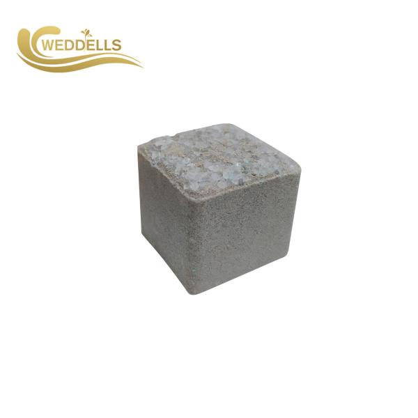 Buy Grey Sea Salt Aromatherapy Shower Steamers Mint / Lemon Fragrace at wholesale prices