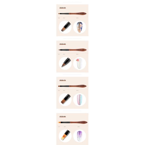 NAIL Art Line Drawing Pen Light Therapy Painting Brush for DIY Manicure Performance