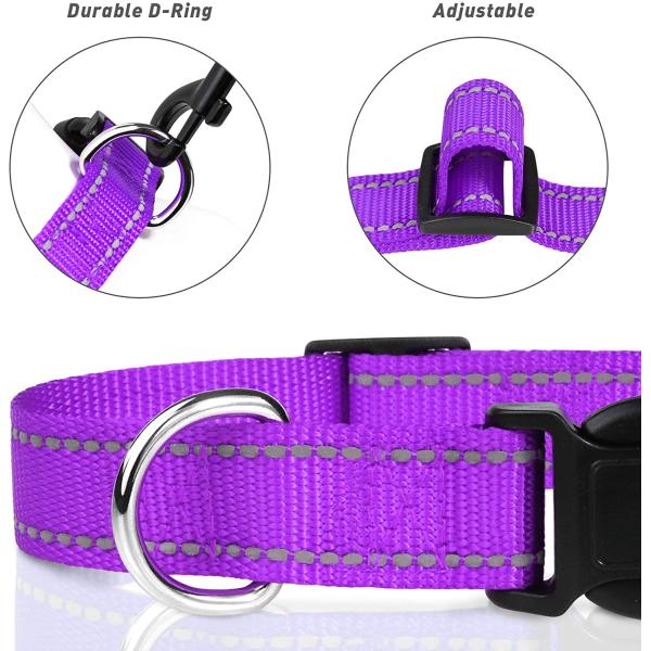 Woven Logo Puppy Flashing Collar