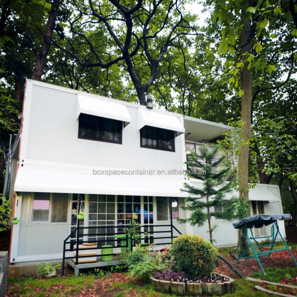 Buy Boxspace Wood Like Prefab House Kit Prefab Houses Modern Prefabricated Steel Container House Modular Flat Pack Container House at wholesale prices