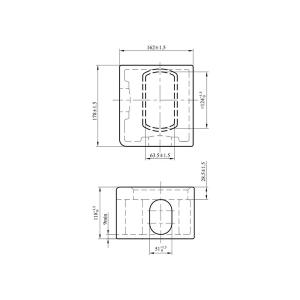 Flush Sockets Shipping Container Parts With CCS / ABS Certificates
