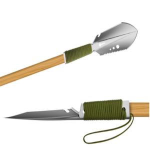 Handle Digging Tools Square Lightweight Manganese Steel Garden Spade