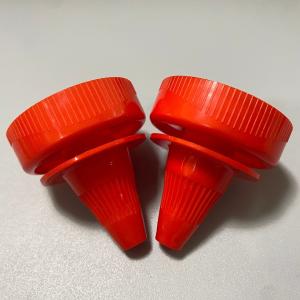 28mm Adhesive Flip Screw Caps with Customized Request in Plastic