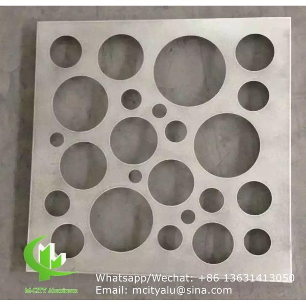 PVDF Finish Aluminum Cladding Panel with Customizable Patterns for Facade and Curtain Wall in 1000x2000mm Size