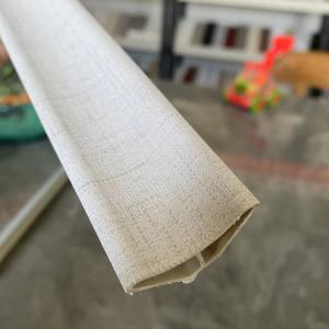 Quality Kitchen 5 Inch PVC Skirting Board Embossed Customization for sale