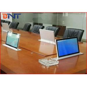 Southern Power Grid Project , Pop Up LCD Monitor Lift Integrated With 15.6 FHD Screen