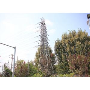 China 4 Legs Lattice Steel 500KV Terminal Transmission Tower on sale
