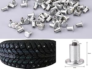 Outdoor Wear-Resistant Carbide Tire Studs for Snow Ice Anti-Fall and Mountaineering Rock Climbing