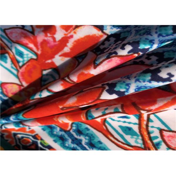 40D+40D AntiStatic 82 Nylon 18 Spandex Fabric For Swimwear