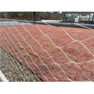 Softness Stainless Steel Rope Wire Mesh with 60° Mesh Opening Angles and Galvanized Finish Polished for Building Protection