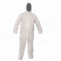 Buy Hygiene Disposable Non Woven Coverall Protective Gowns Blue / White Colour at wholesale prices
