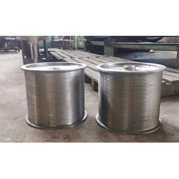 Buy Rope Diameter 8mm-80mm Fluted Cable Drum Lebus System With Multiple at wholesale prices