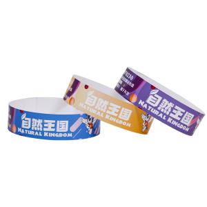 Factory Events Paper Bracelet With Bar Code Numbered Waterproof Pool Event