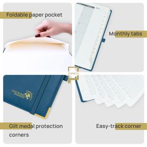 Weekly Planner 22-23 Night Blue ECO PU leather