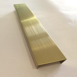 Gold 316 304 stainless tile edge trim finishing in mirror finish