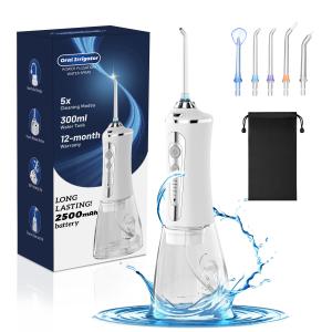 Type C Charging ABS Cordless Water Flosser Oral Irrigator 4 Hours Fast Charging