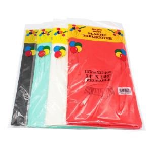 Premium Plastic Tablecloth Disposable Table Cover Rectangle Tables Parties
