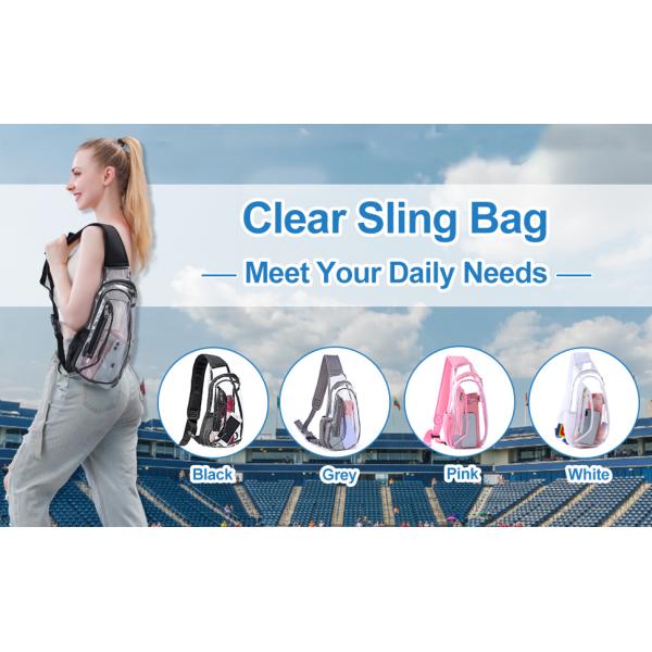 clear sling bag