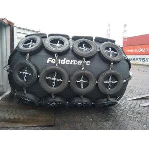 Inflate Pneumatic Rubber Fender With Chain And Tire Net Material