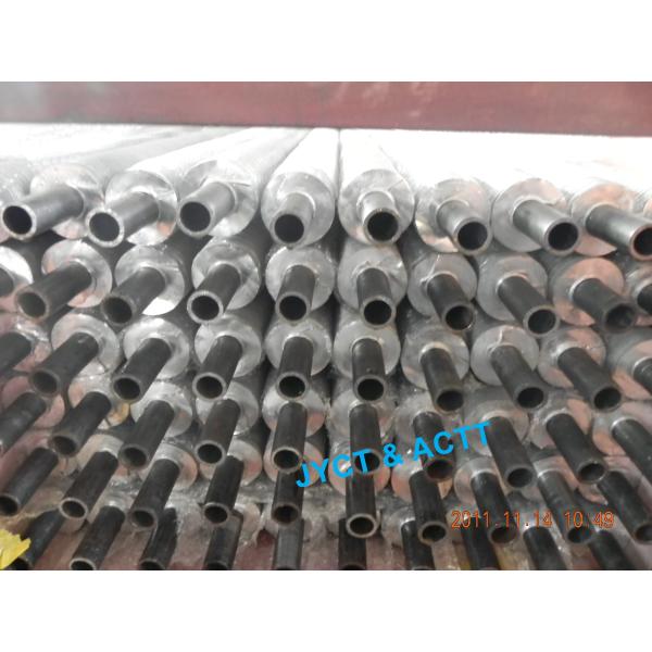 Rolling Type Extruded Heat Exchanger Fin Tube With Iron Aluminum / Copper