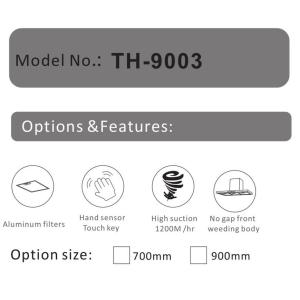 Kitchen Wall Mount Chimney-Style Convertible Range Hood Pyramidal