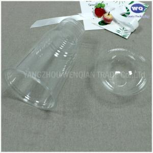 32 Oz Transparent PET Cups With Lid For Coffee, Cold Drinks, Party, Plastic