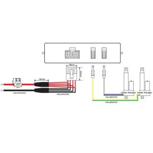Double Actuators Controller Wireless Remote Parallel Control 12V DC 30A CE
