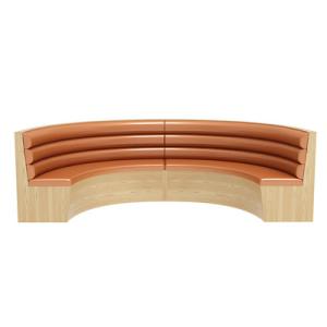 U Shaped Banquette Seating Dining Booth Restaurant Fast Food L120xW60xH105CM