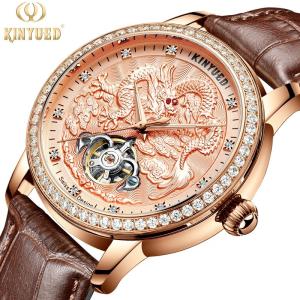 Quality Luminous Luxury Mechanical Watches Modern Ladies Mechanical Watch for sale