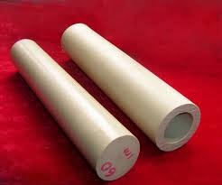 Chemical Resistance PEEK Rods Khaki For Bushes / Metering Pumps