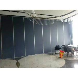 Acoustic Folding Partition Walls With Sliding Hanging System Heat Insulation