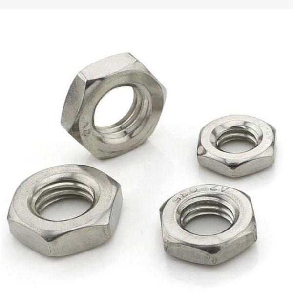 Buy Hex Head Nuts DIN 439 - 1987 Alloy 625 Chamfered Hexagon Thin Nuts at wholesale prices