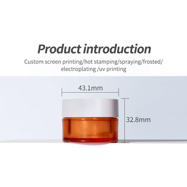 Logo Printing Customized Acrylic Cosmetic Pump Bottles for in Skin Care Cream 50g and 100ml Luxury Skincare Packaging Set
