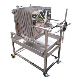 Manual Stainless Steel Food Grade Filter Press for Oil Refining and Slurry Dewatering