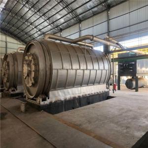 Raw Material Plastic Tire Recycling Machine for Pyrolysis Oil Conversion