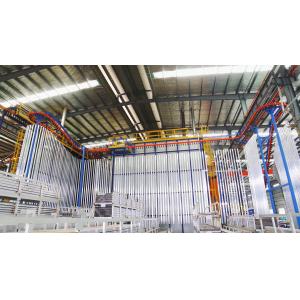 China Aluminium Alloy Profile Vertical Powder Coating Line 3kw Multi Color on sale