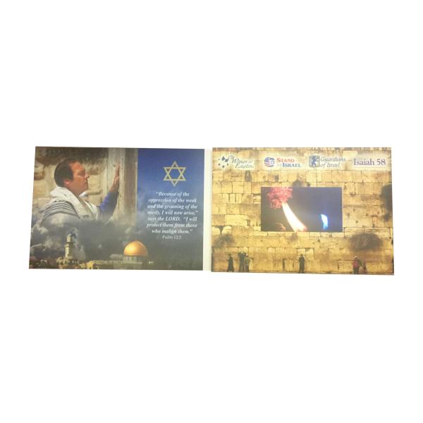 Commercial Lcd Screen Greeting Card Custom 4.3 Inch With SD Slot