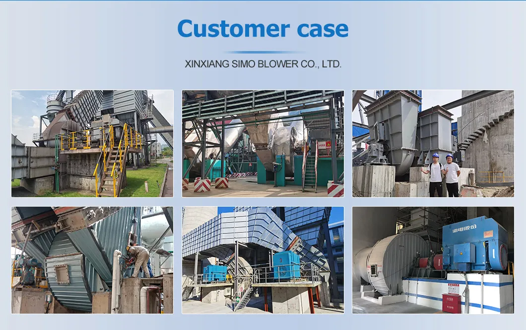 Centrifugal fan installation in aluminum plant