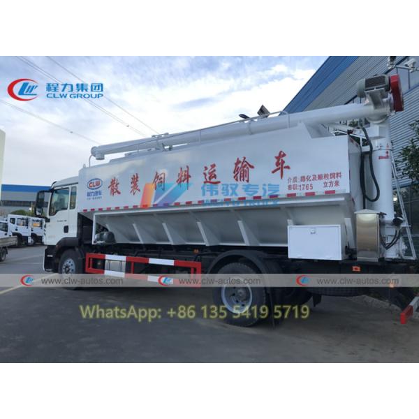 Sinotruk Howo 4x2 6 Wheeler 18cbm Grain Delivery Truck With Hydraulic Auger