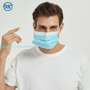 S&J OEM wholesale 3 ply facemask EN 14683 medical surgical face mask disposable