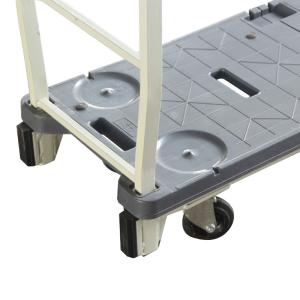 ISO Galvanised 1100mm Length Collapsible Roll Logistic Trolley