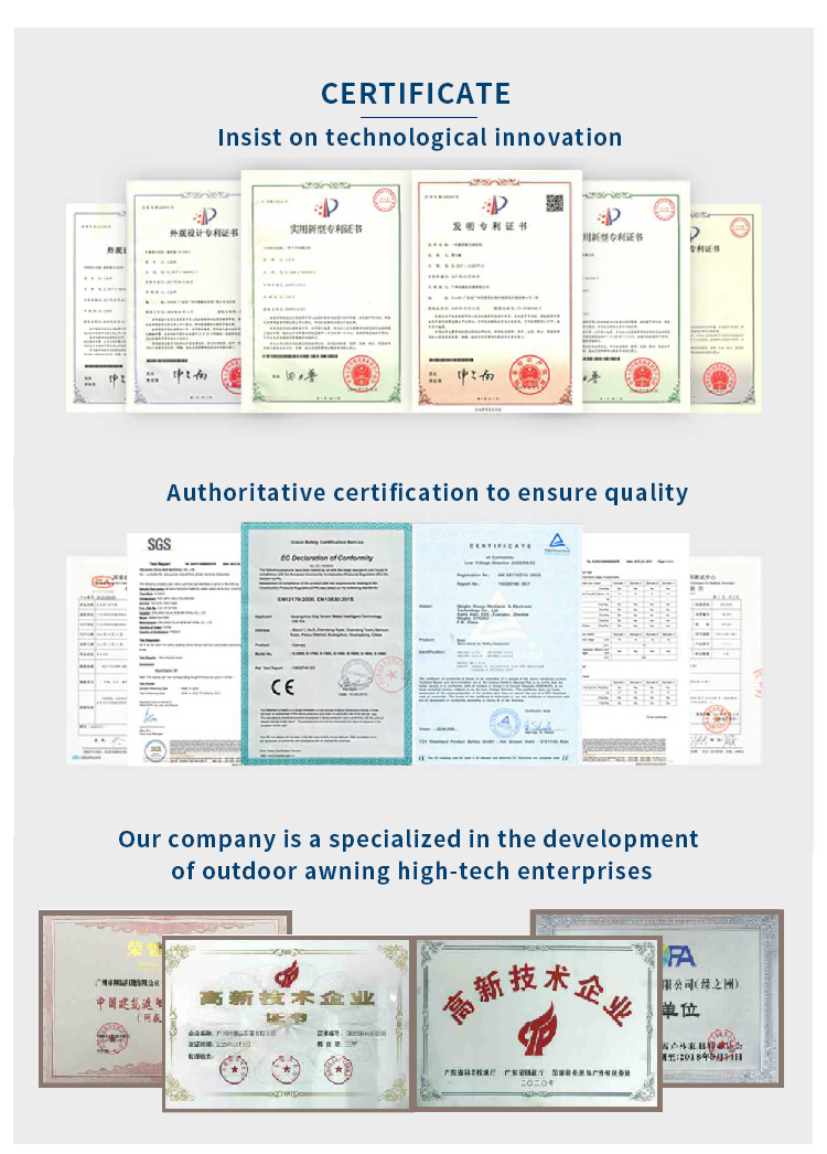 Retractable Windproof Canopy Ultra-Lightweight Aluminum Pergola Customizable Outdoor Sunshade Retractable Roof Pergola Gazebo