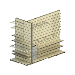 Buy Custom Supermarket Display Racks up to 4.9m with Double Upright Welding at wholesale prices