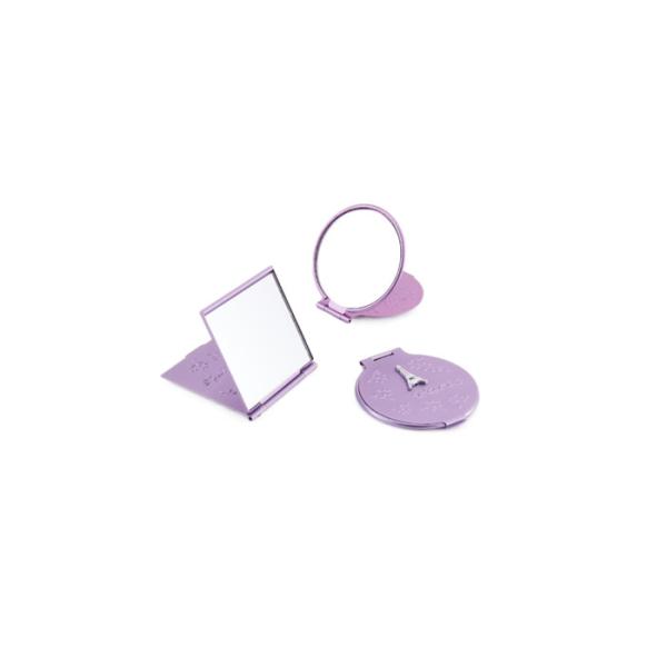 Buy Aluminum Round Small Foldable Mirror Foldable Travel Compact Mirror Square at wholesale prices