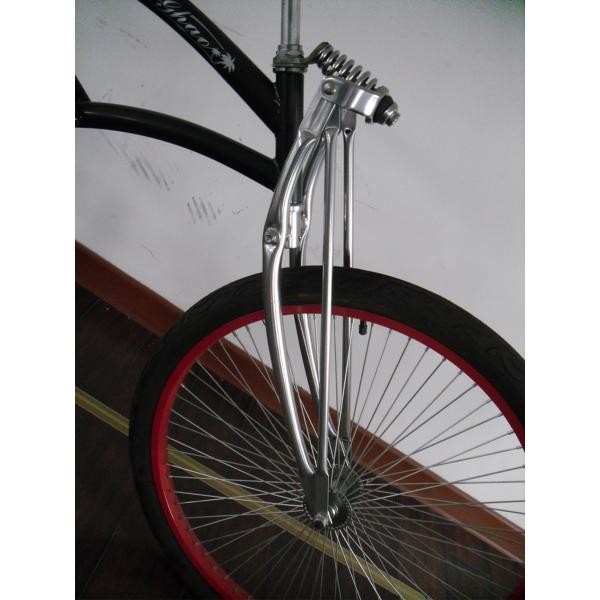 26inch Chopper Style Beach Cruiser Bicycle with Steel Fork and 150KG Load Capacity