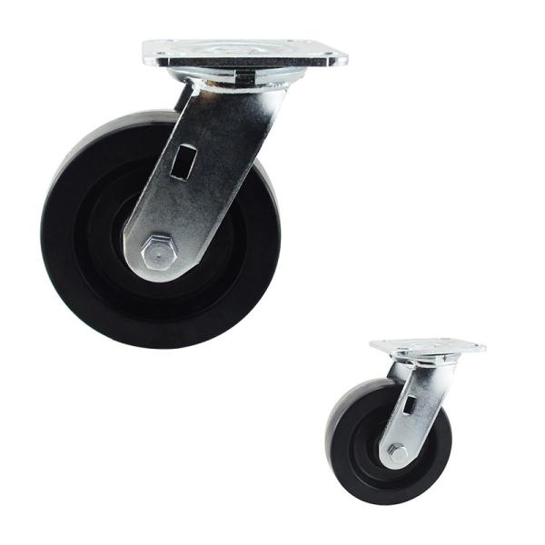Buy 880LBS Capacity Heat Resistant Rotating 6" Drying Rack Trolley Casters at wholesale prices