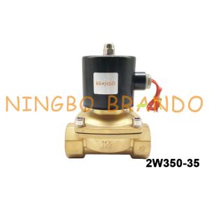 Quality 1-1/4&quot; UNI-D Type UW-35 2W350-35 Brass Fluid Control Solenoid Valve for sale