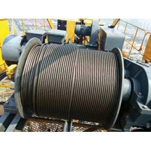 Quality Electric Power Source Wire Rope Winch 50Hz Frequency Portable Mounting Type for sale