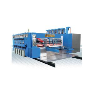 High Speed Printing Slotting Die Cutting Machine , Colour Printing Machine