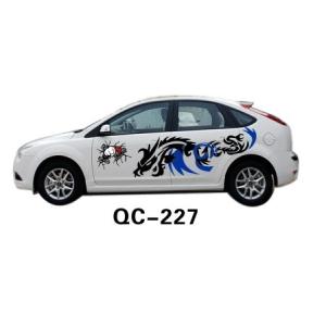 Quality Waterproof Respect PVC Custom Car Body Sticker QC-227K for sale
